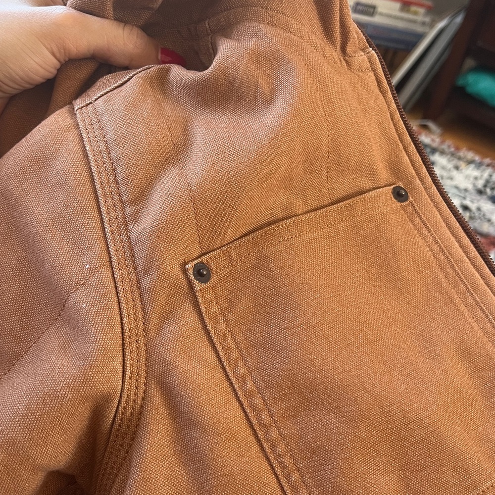 Women's All Seasons Hemp Canvas Bomber Hoody Jacket - Picture 2 of 5